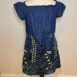 👗girls summer floral dress off the shoulder s:xs